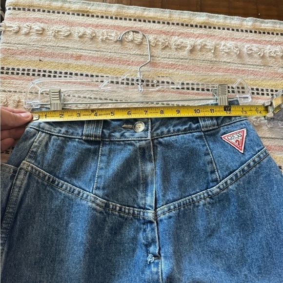 Vintage high waisted guess denim jean skirt - Picture 7 of 7
